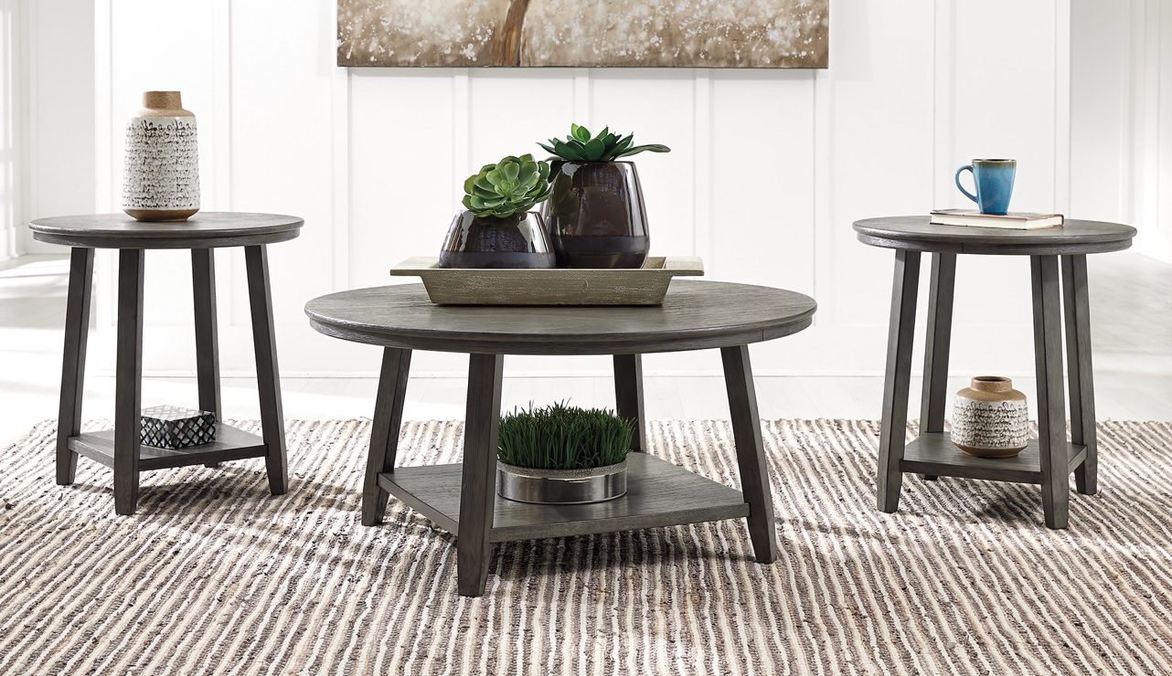 3 Piece Coffee Table Set Furniture, Occasional Table Sets, Occasional