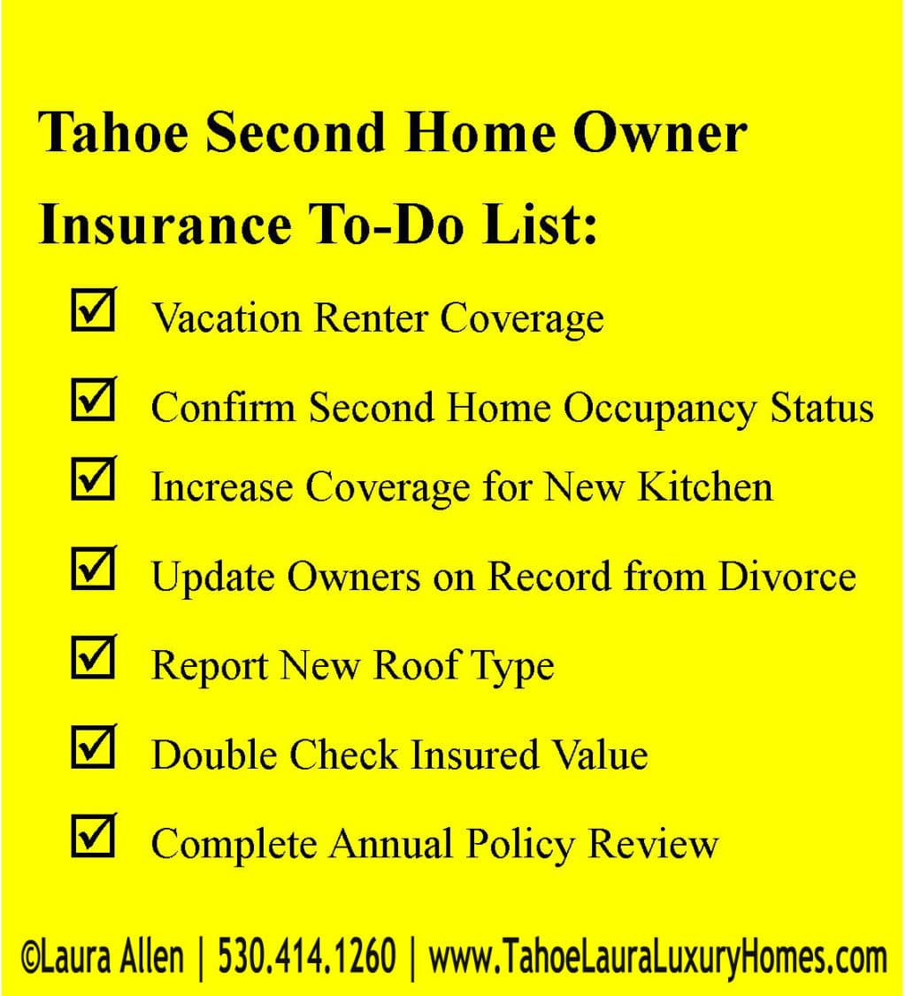 Property Insurance Tips for Tahoe Second Home Owners