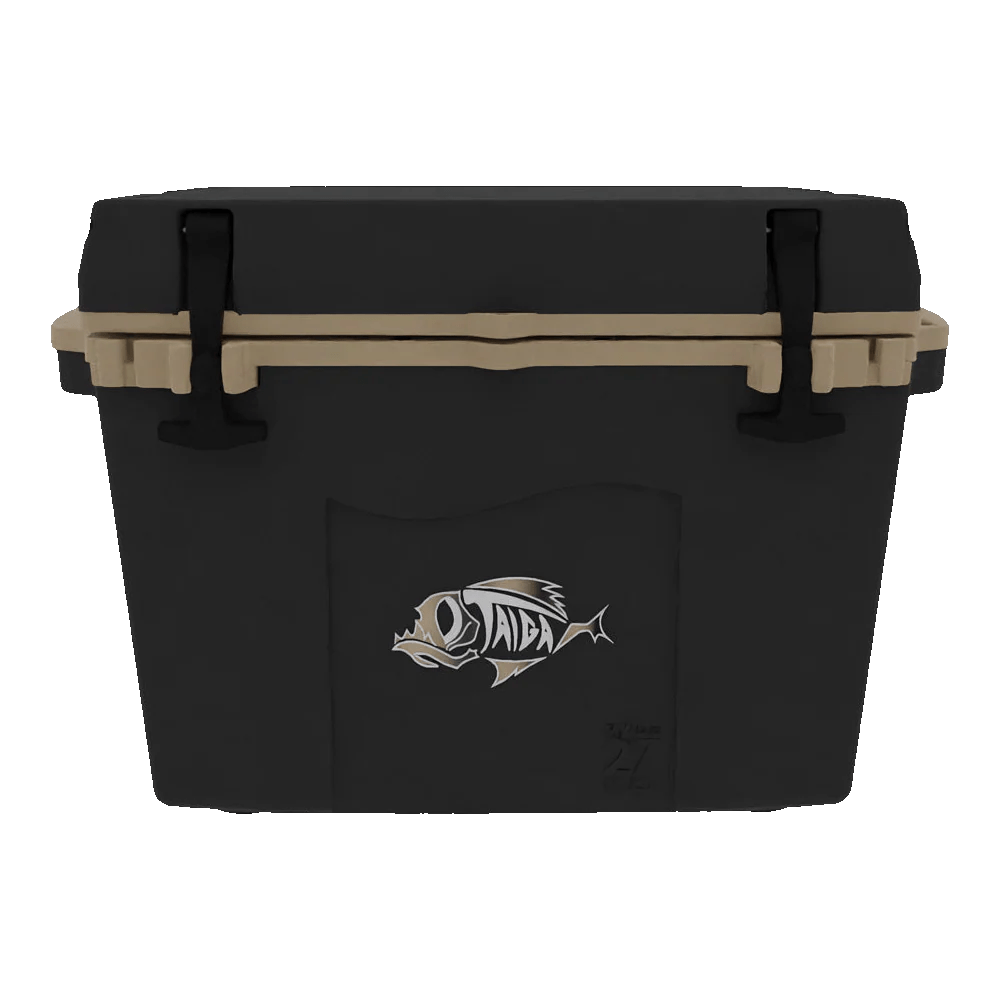 Taiga Coolers 27 Quart Black and Tan Cooler