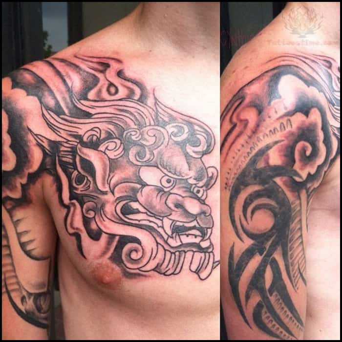 40 Ultimate Foo Dog Tattoo Designs