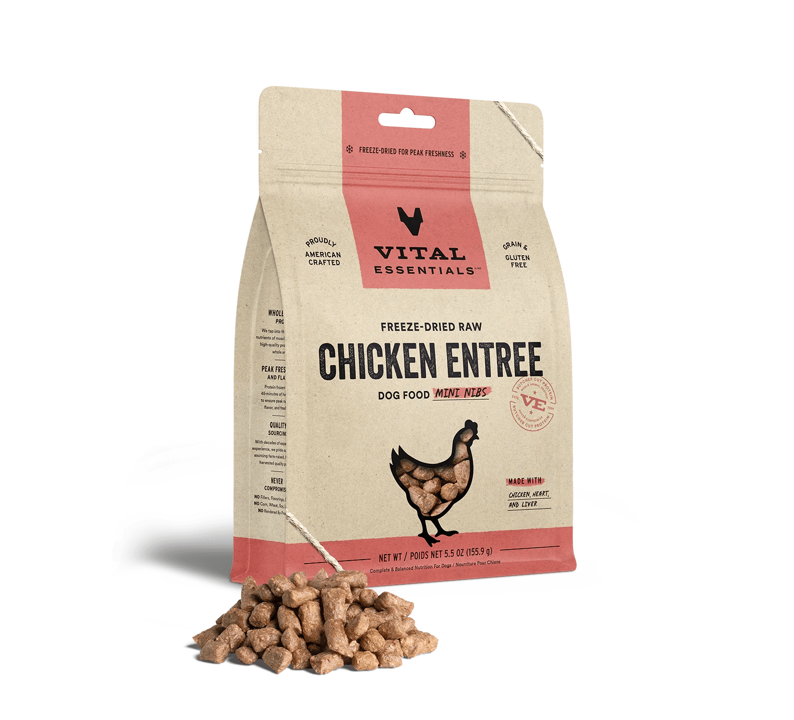 Vital Essentials FREEZEDRIED RAW CHICKEN ENTREE Tail Blazers Old