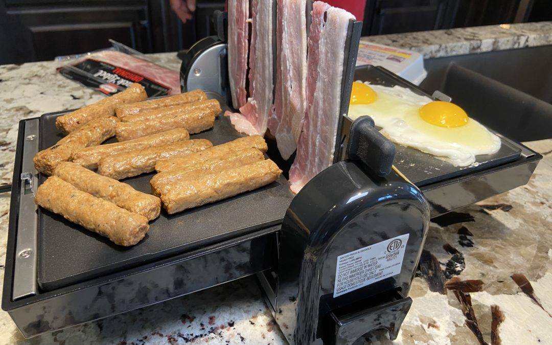 Bacon Press Griddle Review Tailgating Challenge