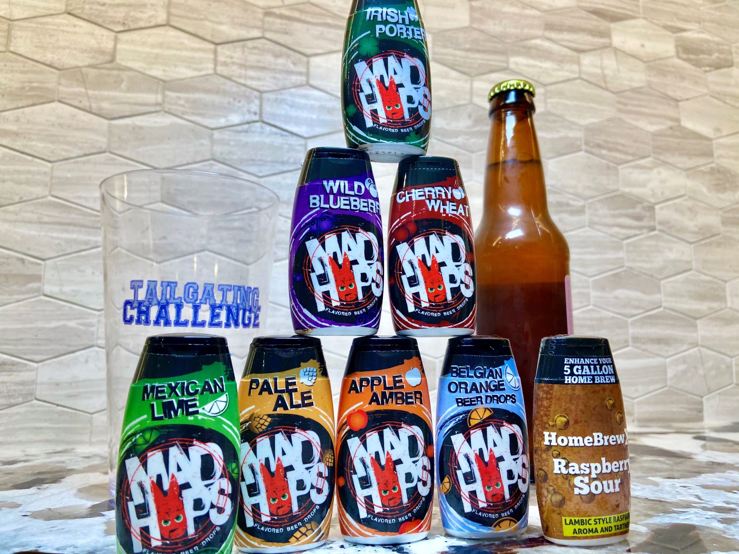 Mad Hops Flavored Beer Drops Tailgating Challenge
