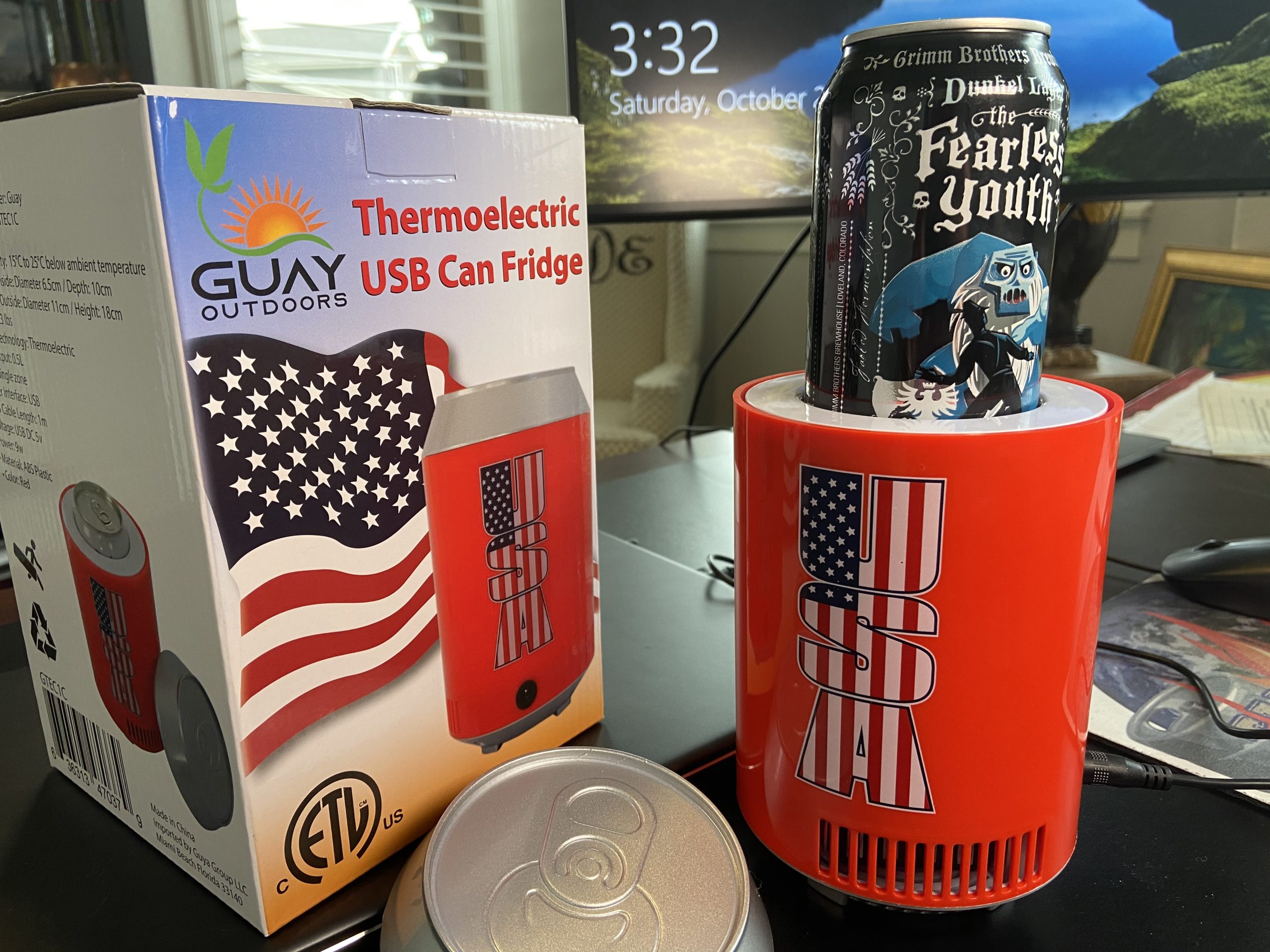 Guay Outdoors Single Can Fridge Tailgating Challenge