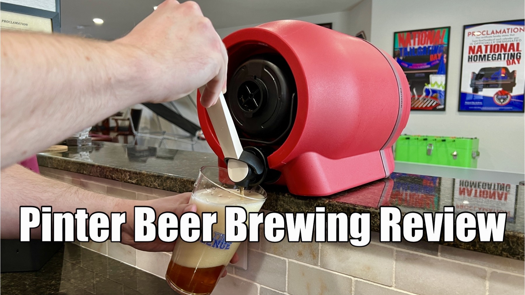Pinter Home Beer Brewing Review Tailgating Challenge