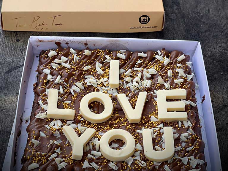 Personalised Brownies Delivered Across The UK TailorBakes