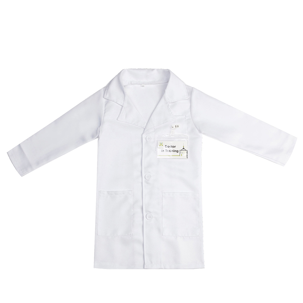 Childrens Lab Coat White Tailor's Uniform