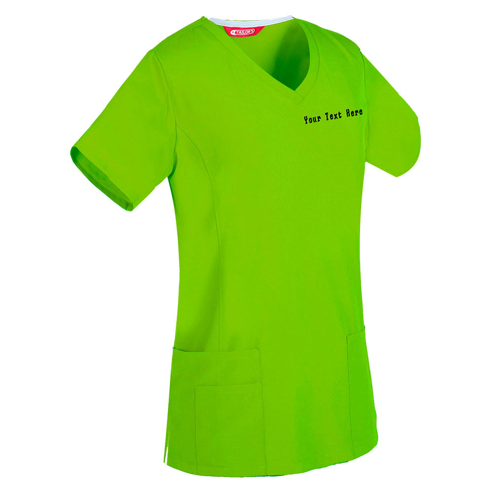 Personalized Embroidered Women’s Scrub Top Tailor's Uniform