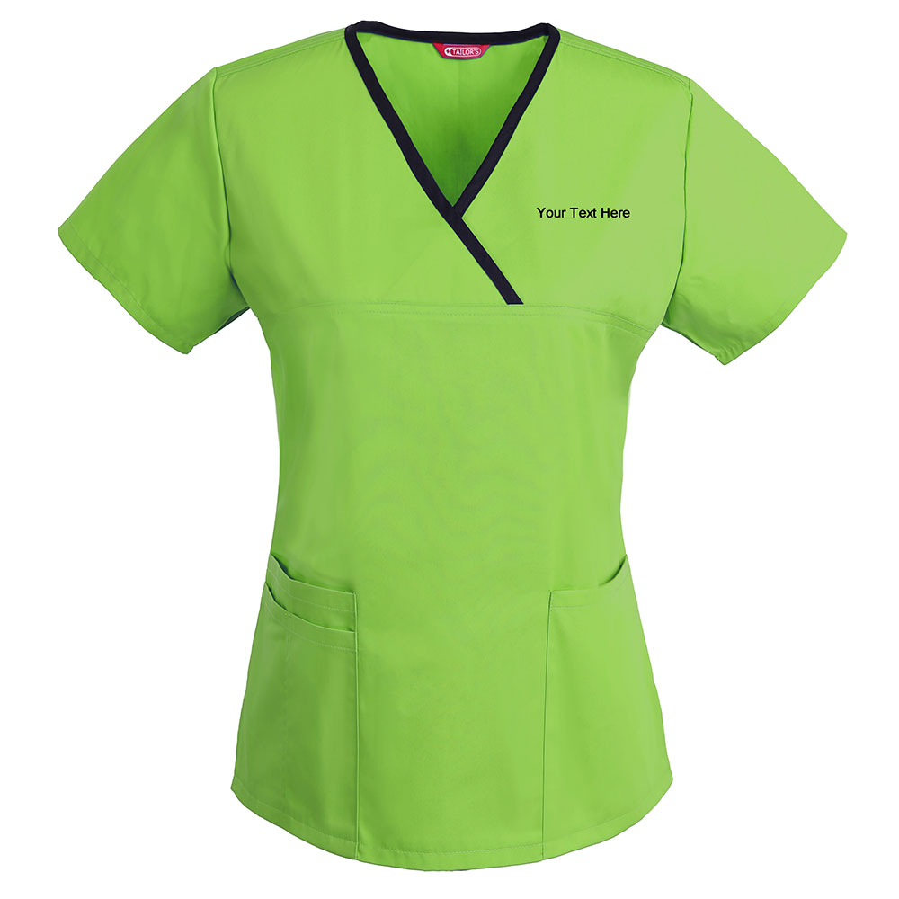 Personalized Embroidered Women’s Scrub Top Tailor's Uniform
