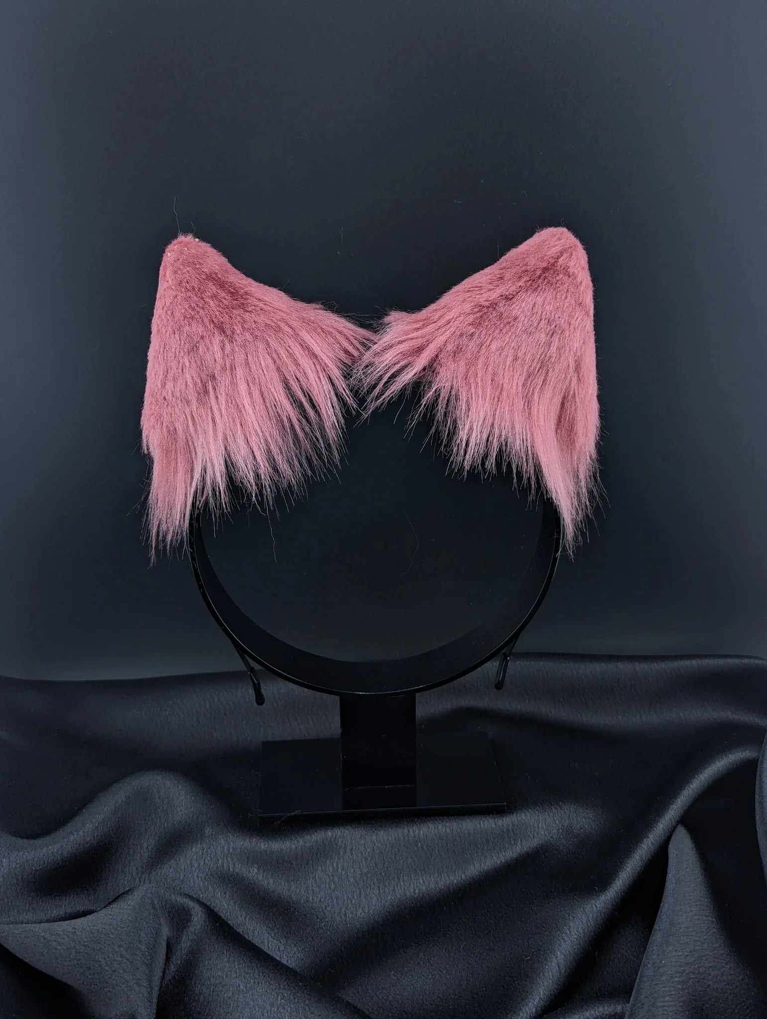 Rose Pink Cat Ears Tails Of Fantasy