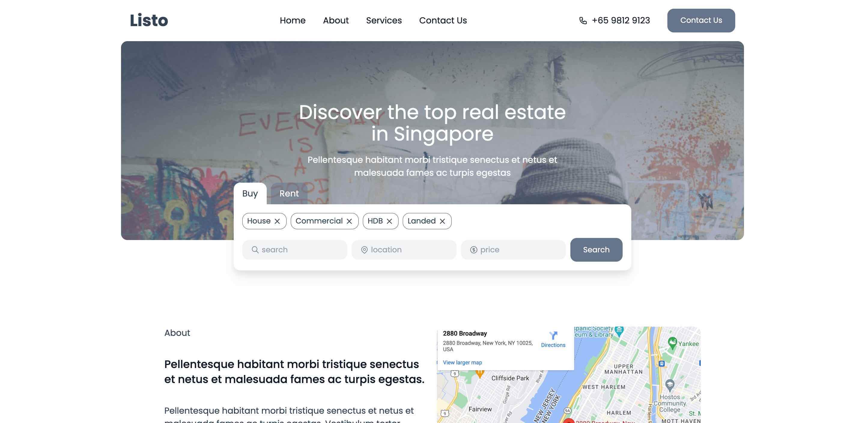Tailwind CSS Real Estate Templates TailTemplate
