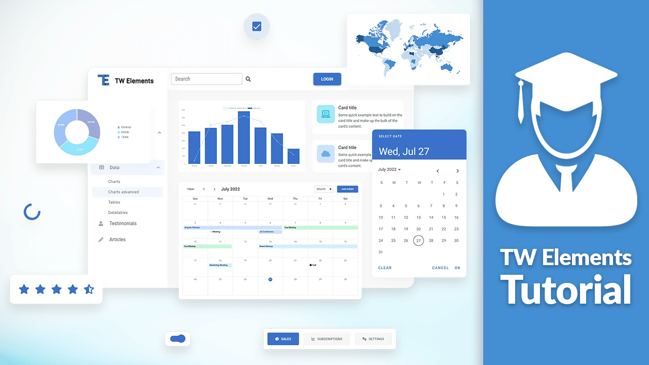 Tailwind CSS Carousel tutorial and examples