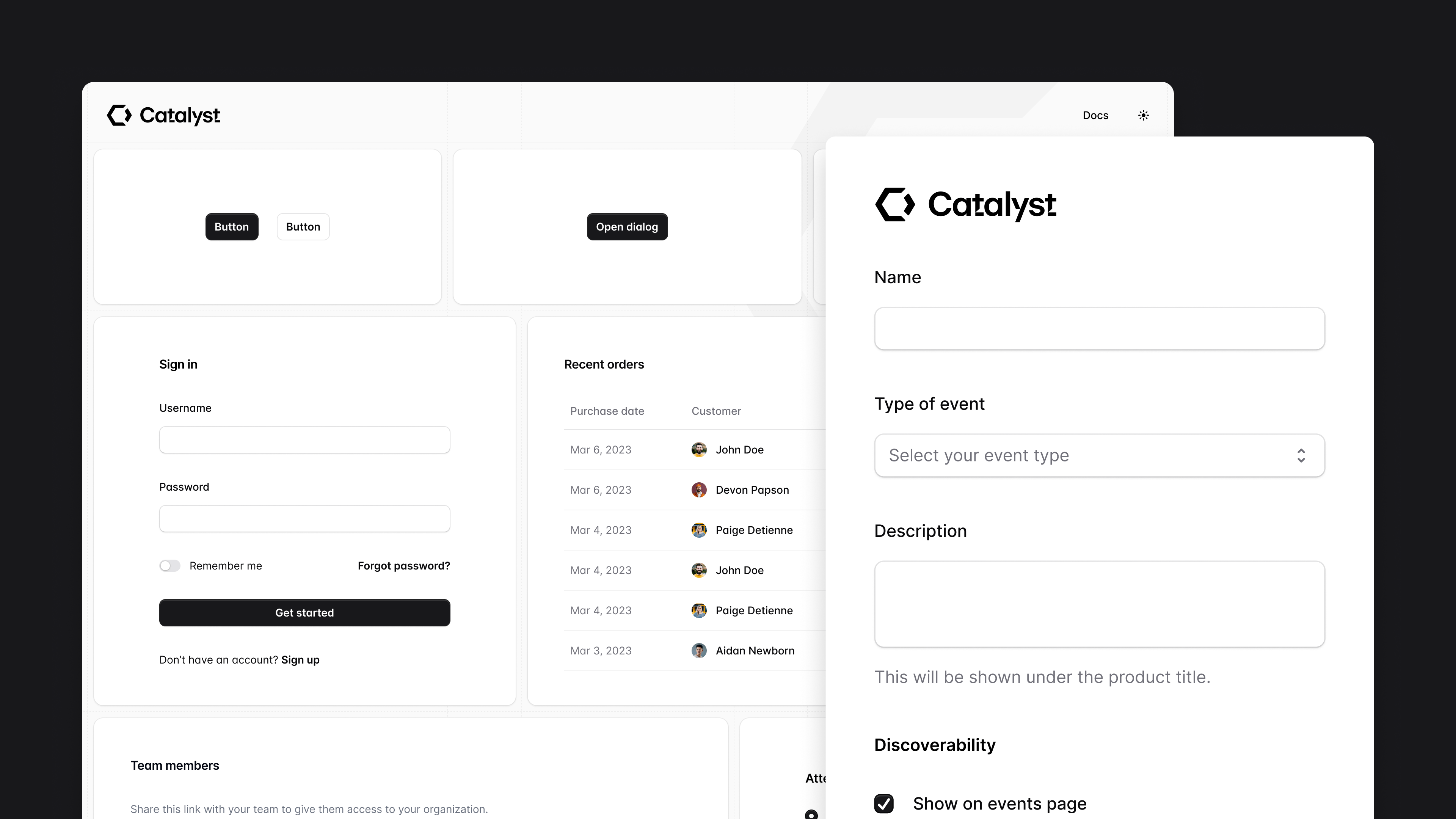 Introducing Catalyst: A modern UI kit for React - Tailwind CSS