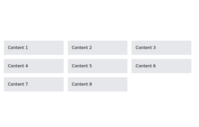 Sticky sidebar menu for big screens Tailwind CSS Example