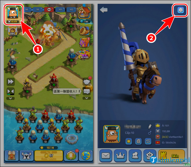 Code Kingdom Guard mới nhất, Gift Code nhận Kim Cương, Vé Chiêu Mộ Cao