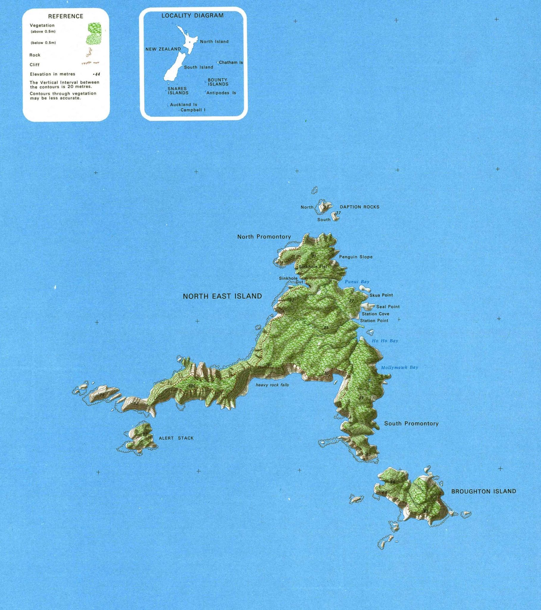 Snares map Tainui