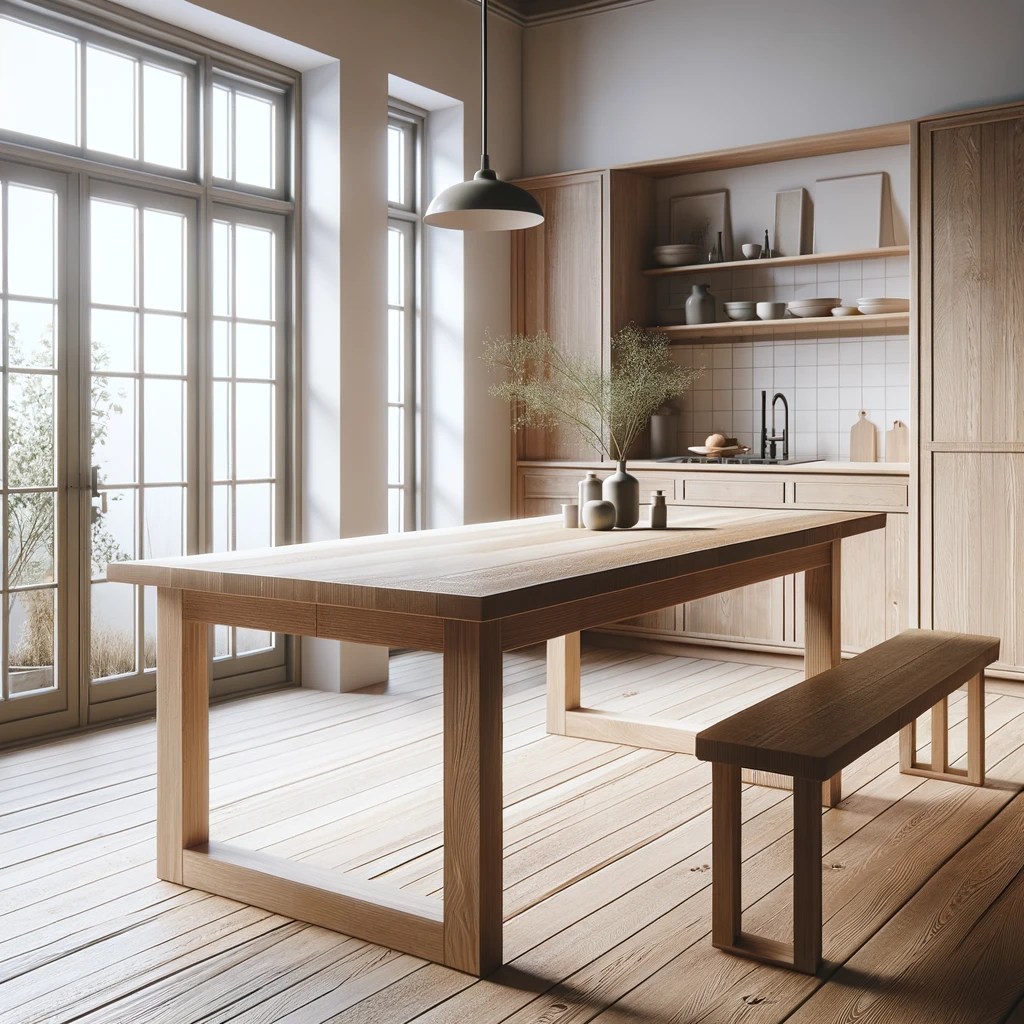 Minimalist Dining Table Taitlin Studio