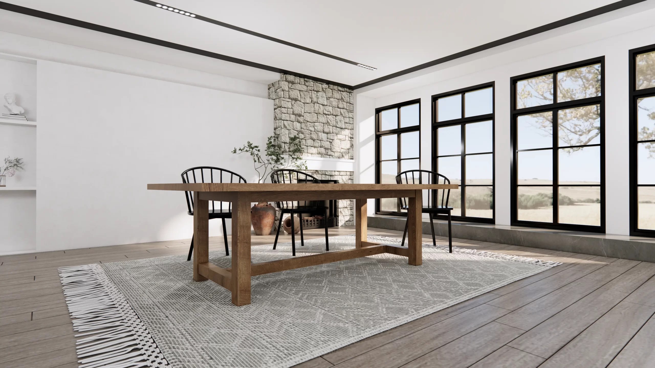 Farmhouse Dining Table Taitlin Studio