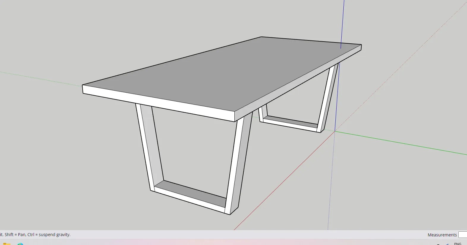 Trapezia Dining Table Taitlin Studio