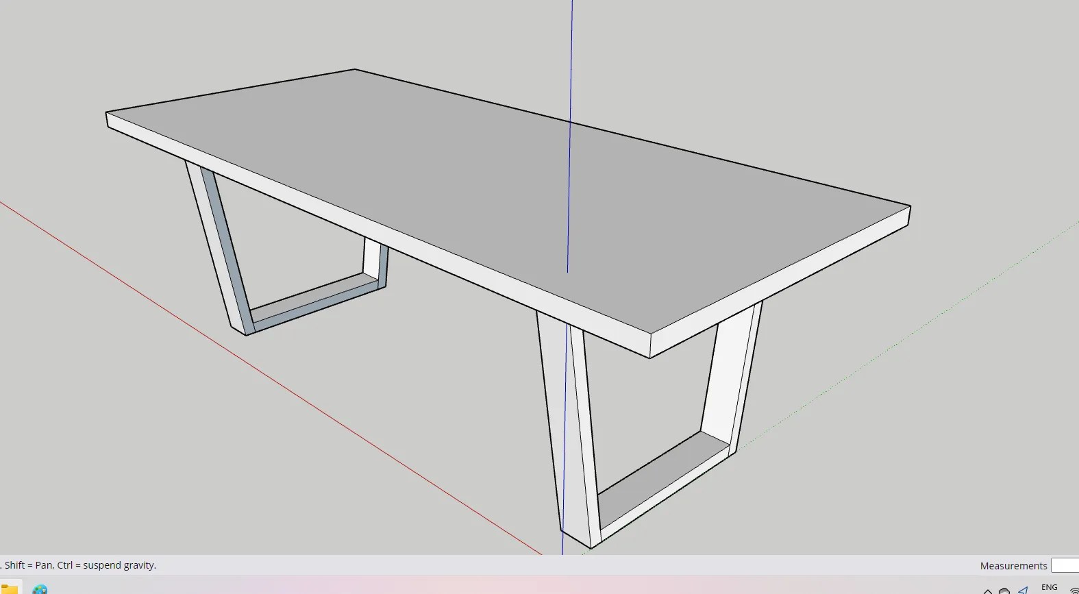Trapezia Dining Table Taitlin Studio