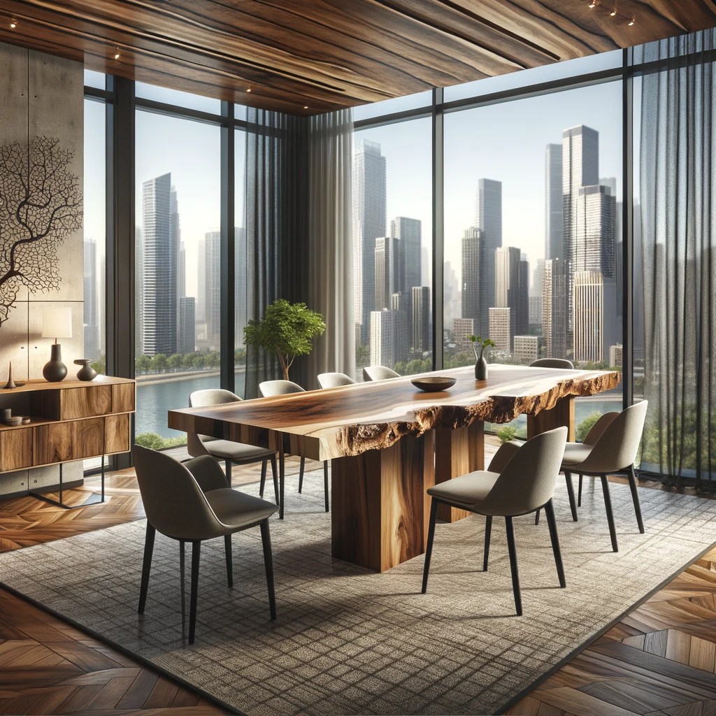 Living Edge Table Taitlin Studio