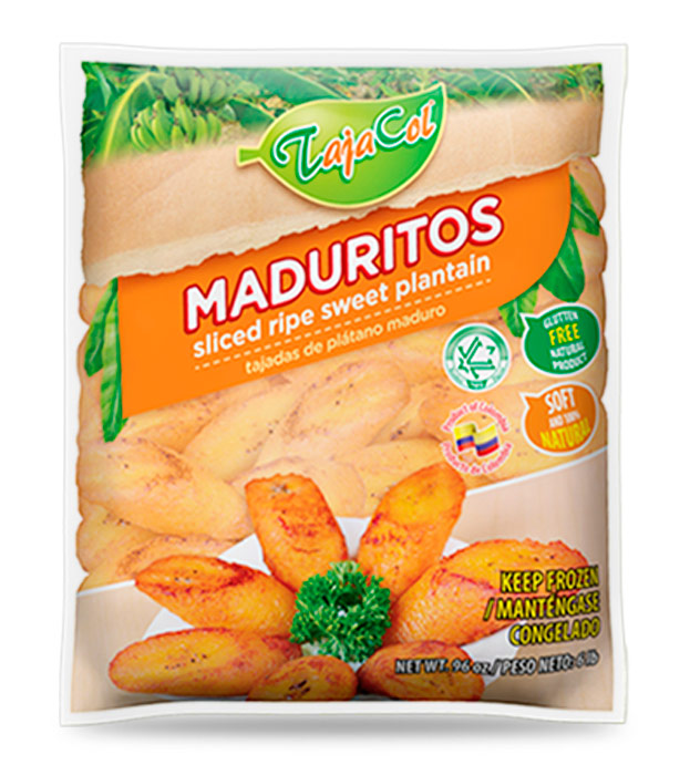 Sweet Plantains TAJACOL Premium Frozen Products