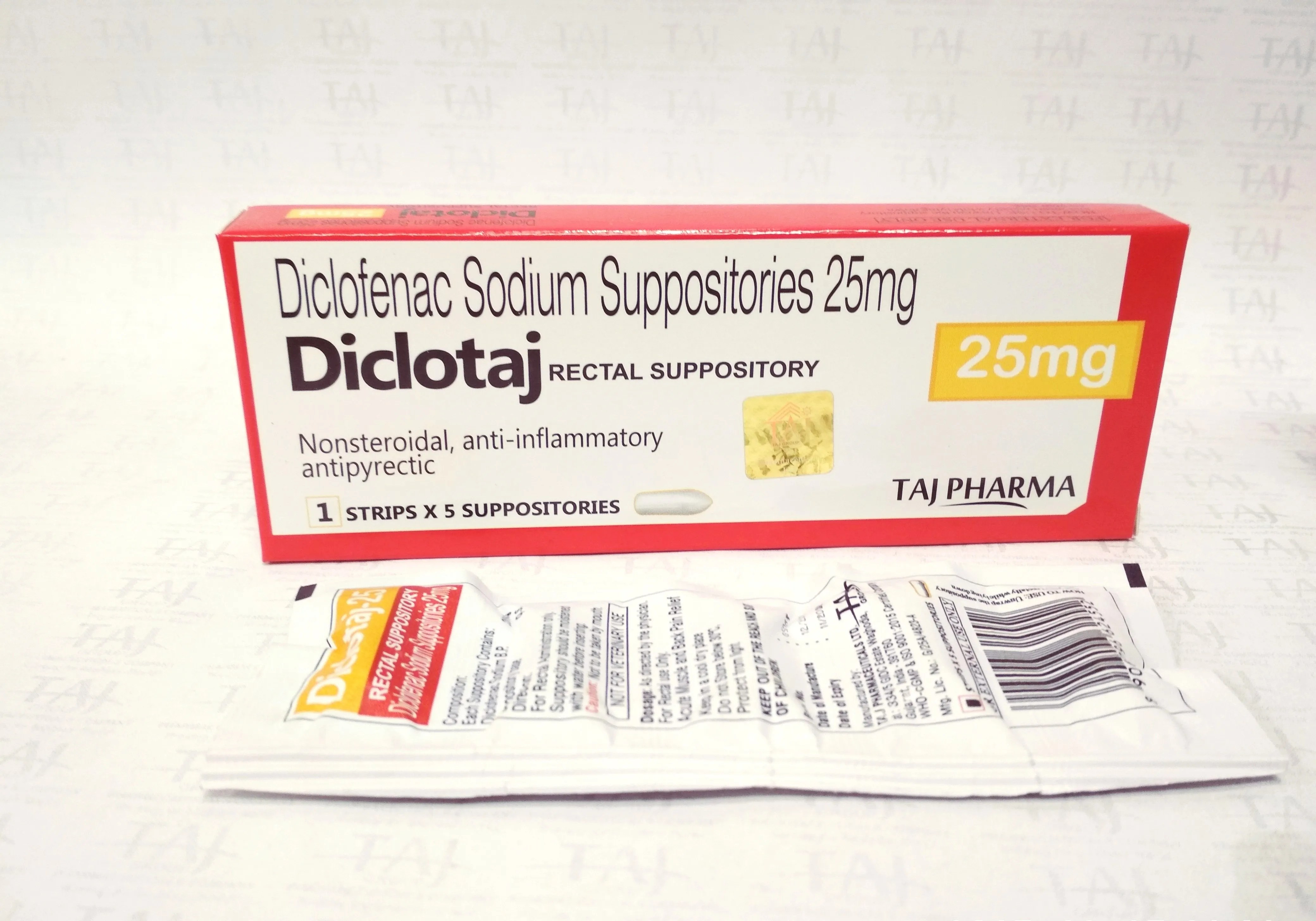Diclofenac rectal suppository Diclofenac rectal Suppositories 12.5mg