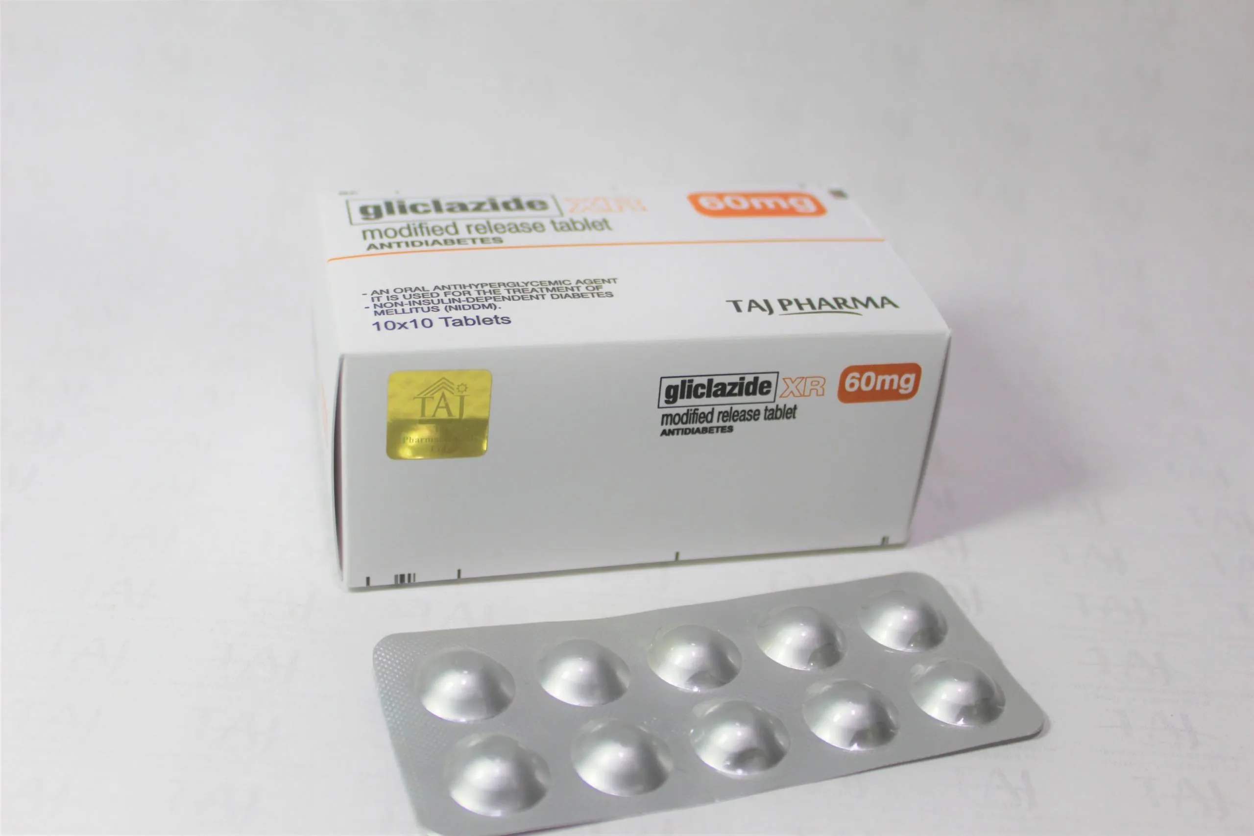 Gliclazide 60mg MR Modified release tablets manufacturer in India