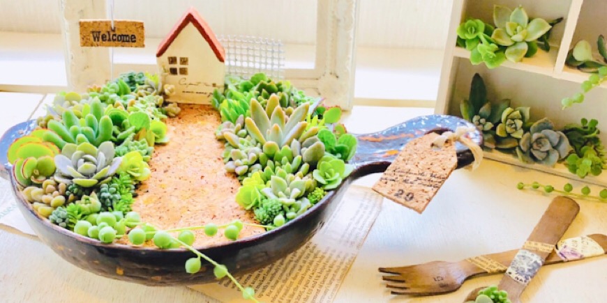 多肉植物とミニチュアで箱庭作り 多治見るこみち公式Web