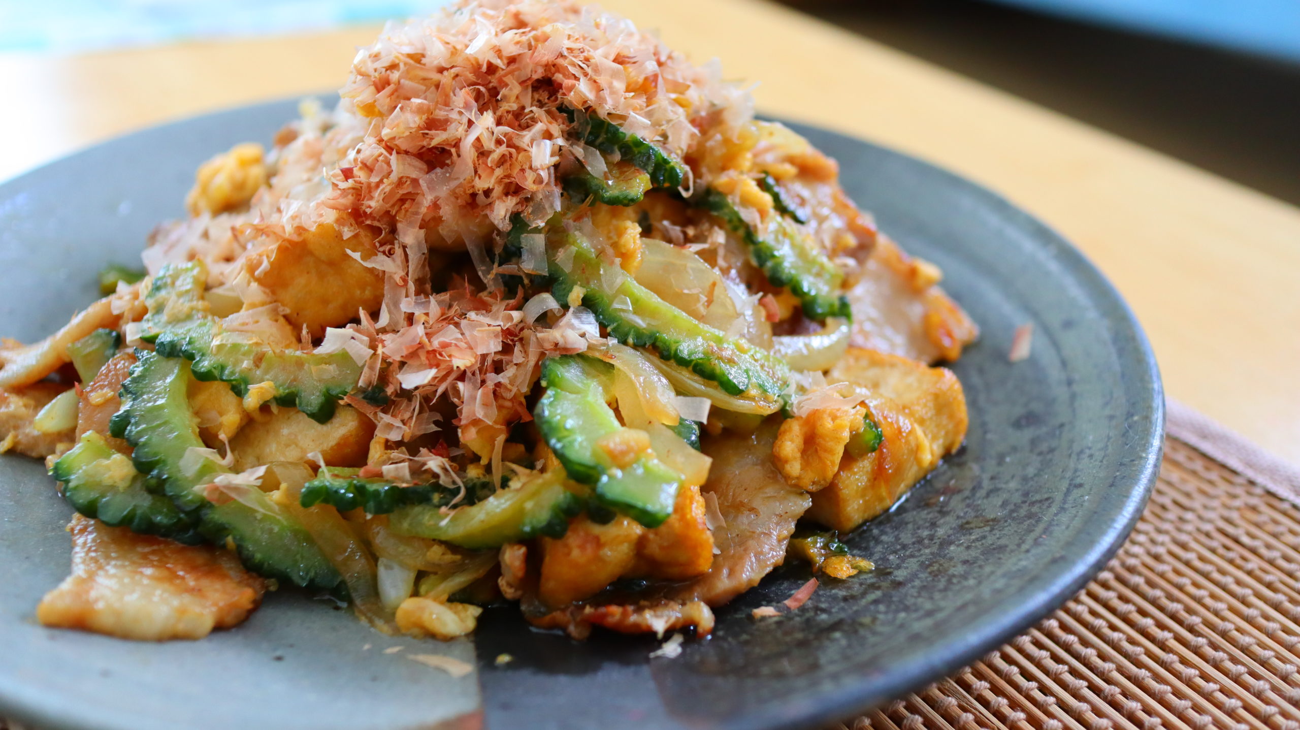 Goya Champuru (OkinawaStyle Stirfried Bitter Melon) Ver.2 TAKA's