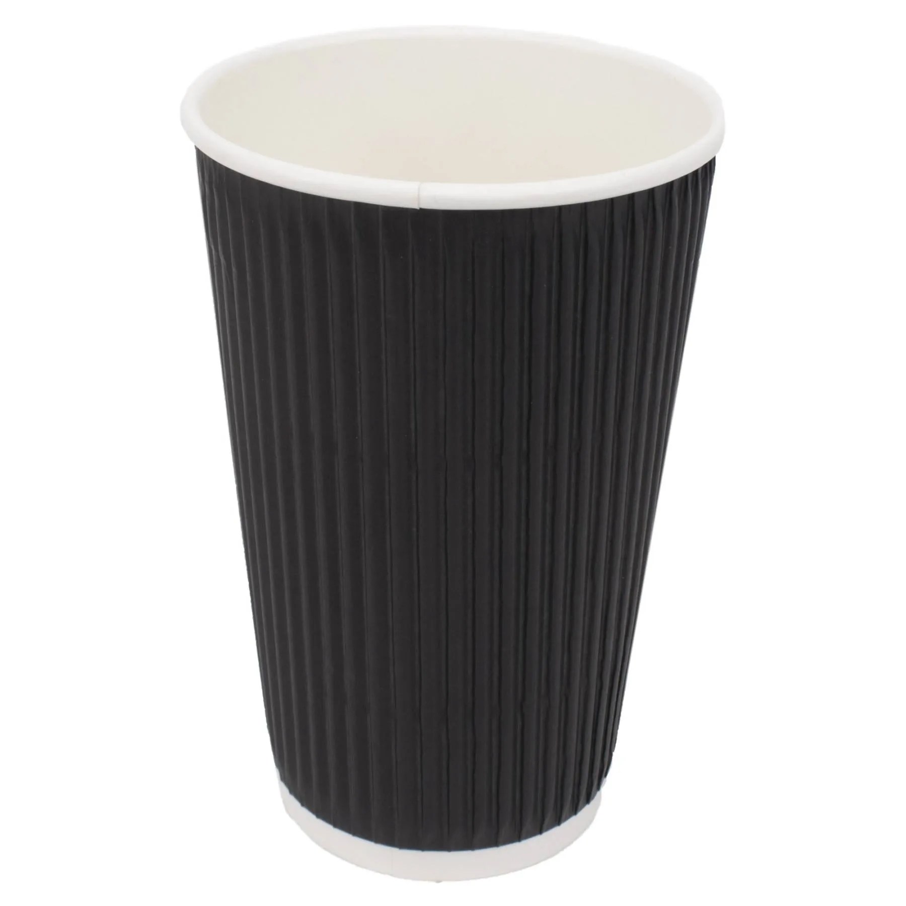 Buy 8oz Black Ripple Cups Online EcoFriendly Takeaway Packaging