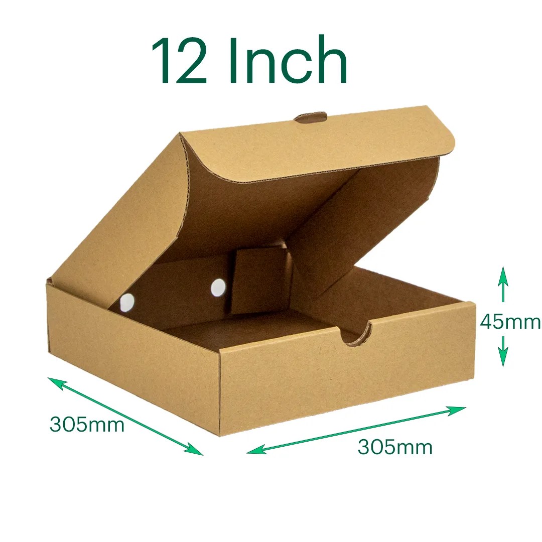 Buy 12" Food Grade Pizza Boxes Online Takeaway Packaging