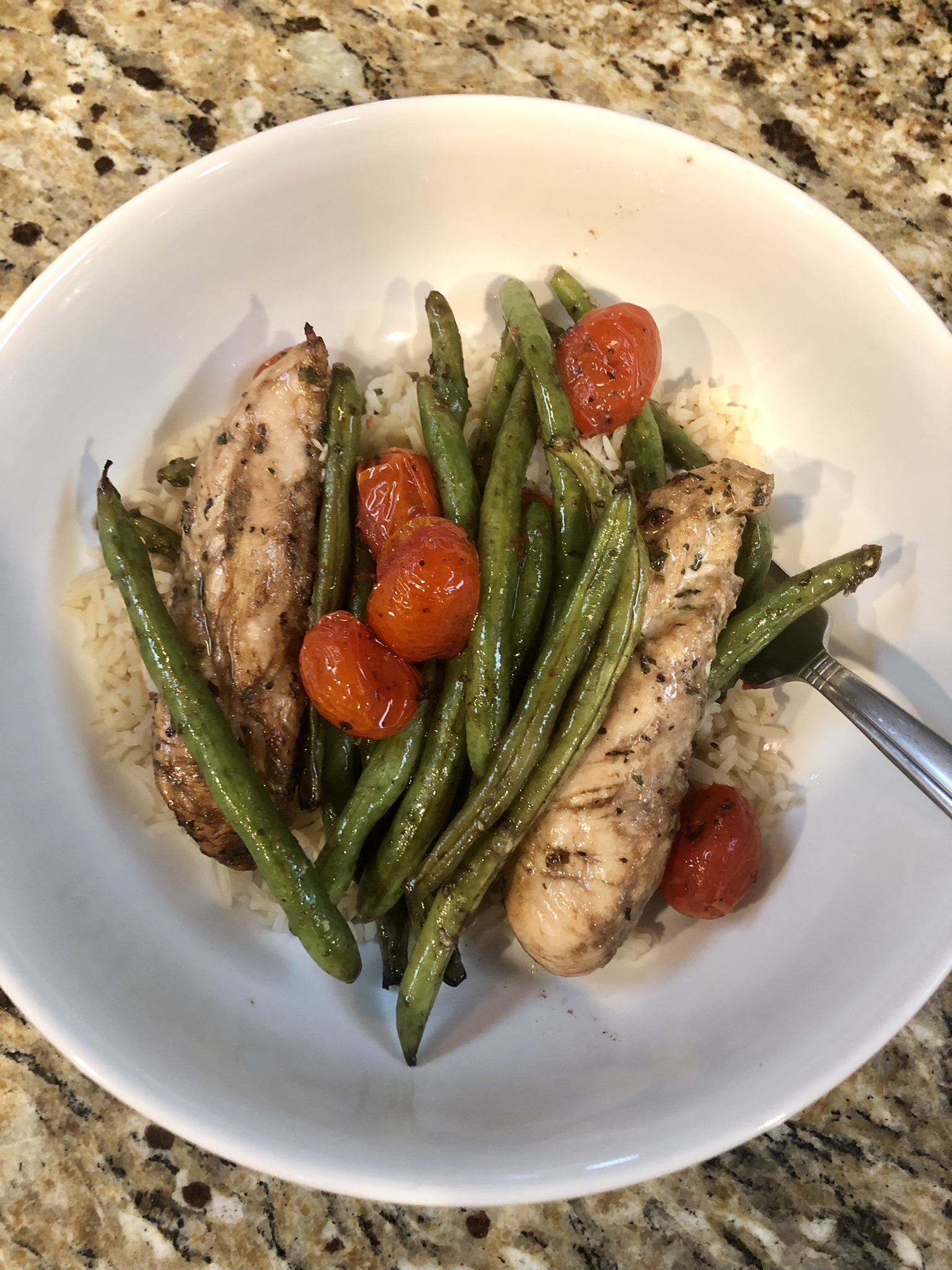 Sheet Pan Balsamic Chicken with Green Beans and Tomatoes Take It From