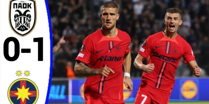 FCSB Patahkan Harapan PAOK, Menang 1-0 di Pertandingan Ketat