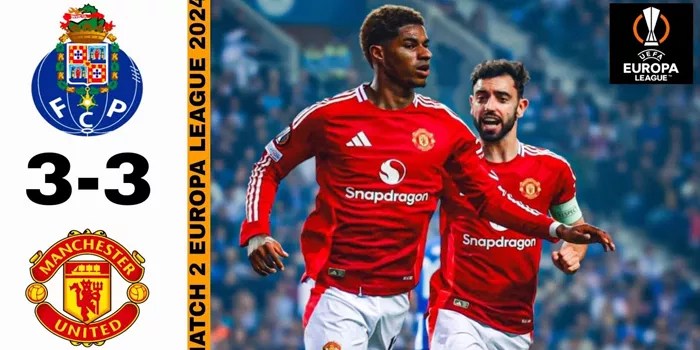Hasil Porto vs Manchester United – Skor 3-3
