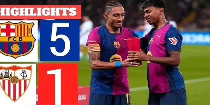 Hansi Flick Rayakan Kemenangan Gemilang 5-1 atas Sevilla, Barcelona Siap Tantangan Berikutnya