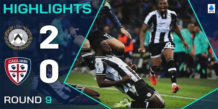 Liga Italia – Hasil Pertandingan Udinese 2-0 Cagliari, 25 Oktober 2024