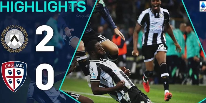 Liga Italia – Udinese Berhasil Menjinakkan Cagliari 2-0