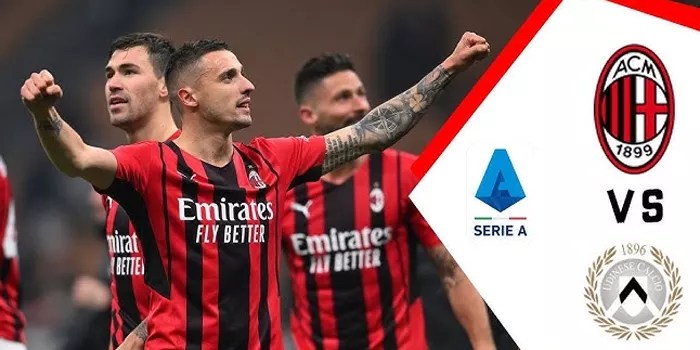 Hasil AC Milan vs Udinese – Skor 1-0