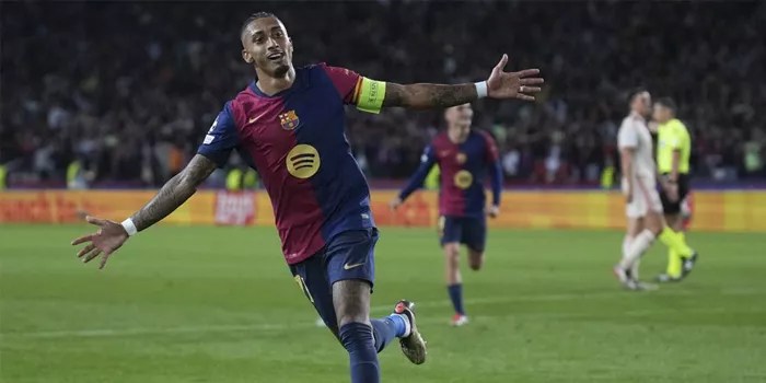 Membandingkan Hattrick Vinicius Junior dan Raphinha