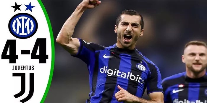 Liga Italia – Hasil Pertandingan Inter Milan 4-4 Juventus, 27 Oktober 2024