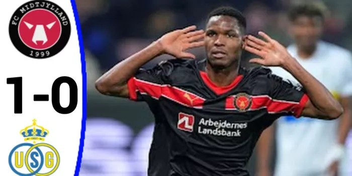 FC Midtjylland Amankan Kemenangan Tipis 1-0 Atas Union SG