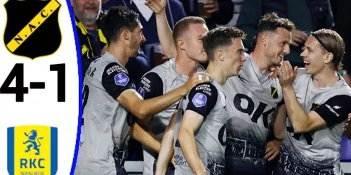 NAC Breda Menang Telak 4-1 Atas Waalwijk