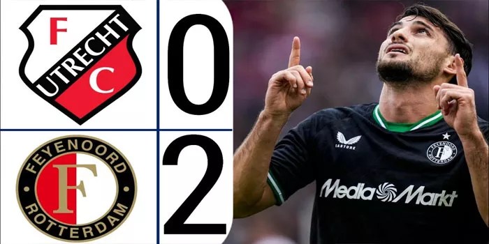 Feyenoord Raih Kemenangan Berharga dengan Dua Gol Melawan Utrecht