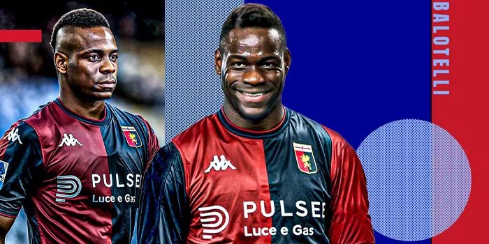 Mario Balotelli Kembali Merumput di Italia, Resmi Berseragam Genoa