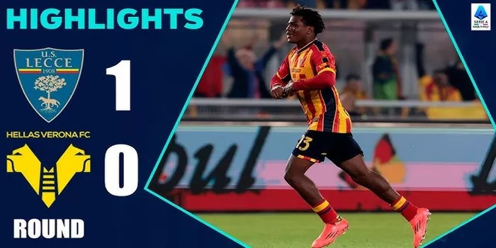 Kemenangan Tipis, Lecce Tundukkan Verona 1-0 di Kandang Sendiri