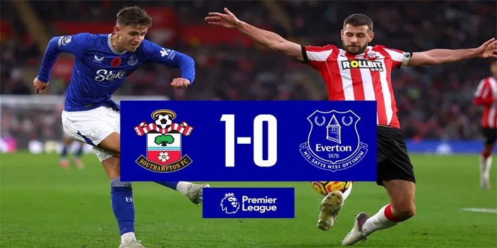 Liga Inggris – Hasil Pertandingan Southampton 1-0 Everton, 02 November 2024