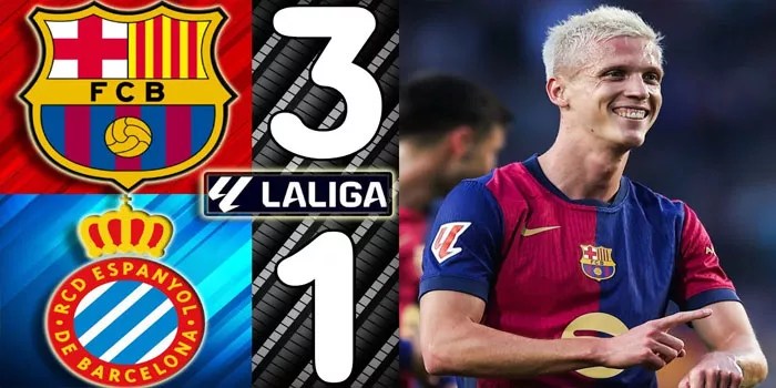Barcelona Buktikan Kekuatan, Taklukkan Espanyol 3-1 di Laga Sengit