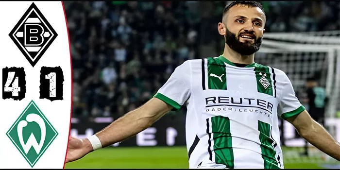 Bundesliga – Hasil Pertandingan Monchengladbach 4-1 Werder Bremen, 4 November 2024