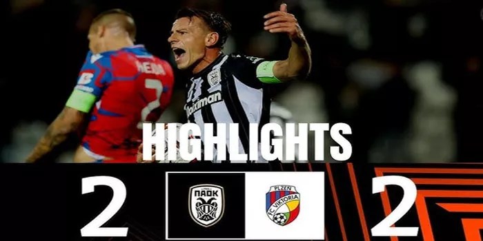 PAOK Dan Viktoria Plzen Berakhir Dengan Skor Imbang 2-2